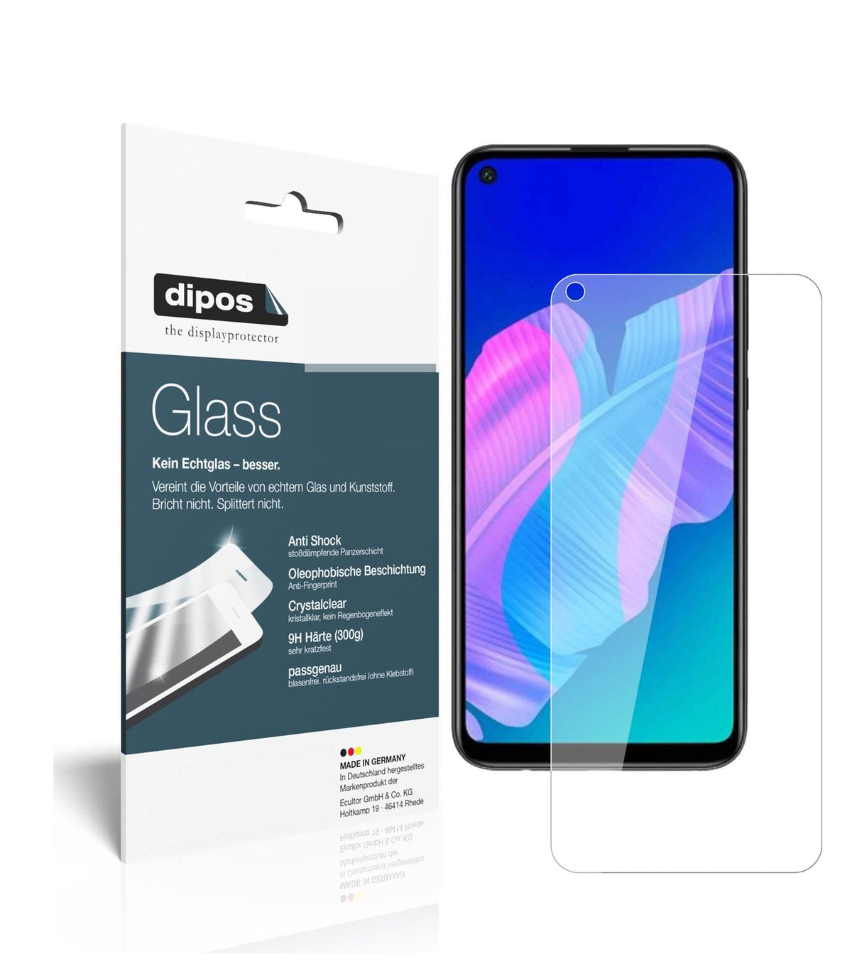 Perfekte Passform und ultimative Qualität: Unser 9H Panzerglas bietet Schutz für Huawei-Y7p