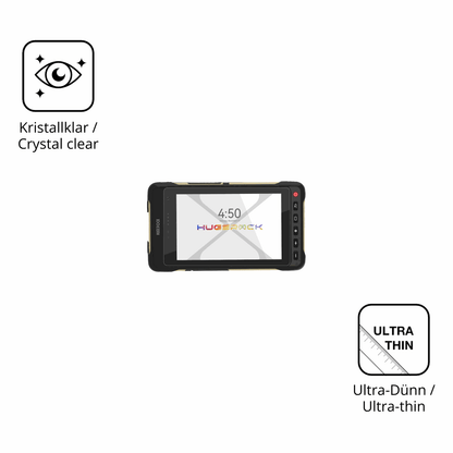 2x Schutzfolie klar für Hugerock X70 Display-Schutzfolie