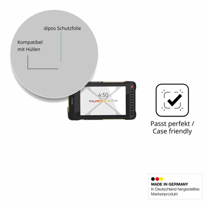 2x Schutzfolie klar für Hugerock X70 Display-Schutzfolie