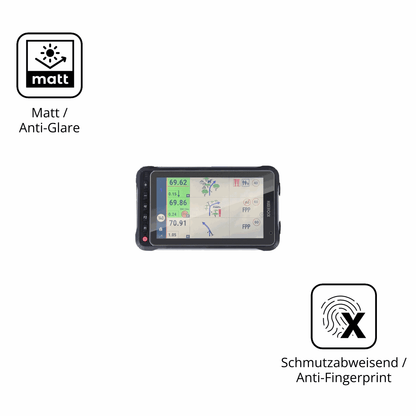 2x Schutzfolie matt für Hugerock X72 Display-Schutzfolie