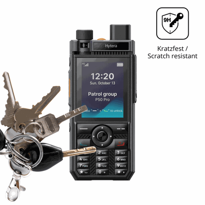 dipos Displayschutz für Hytera P50 Pro, mattierte Oberfläche, robuste Festigkeit und perfekte Passform