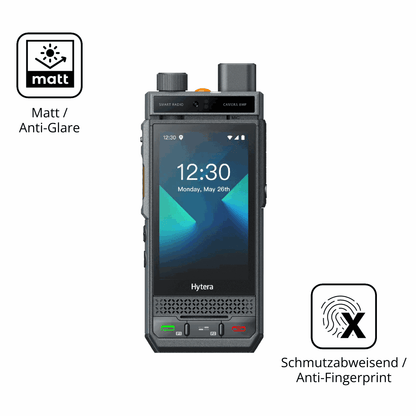 Dünne und entspiegelnde Folie passend zugeschnitten für Hytera P60