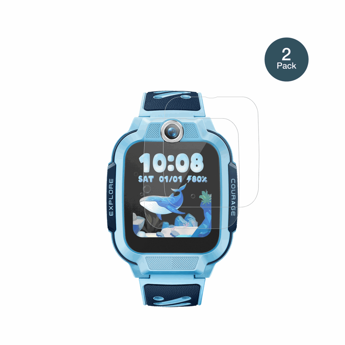 ImooWatch Phone Z3 mit aufgebrachter dipos Panzerfolie, die lästige Fingerabdrücke minimiert