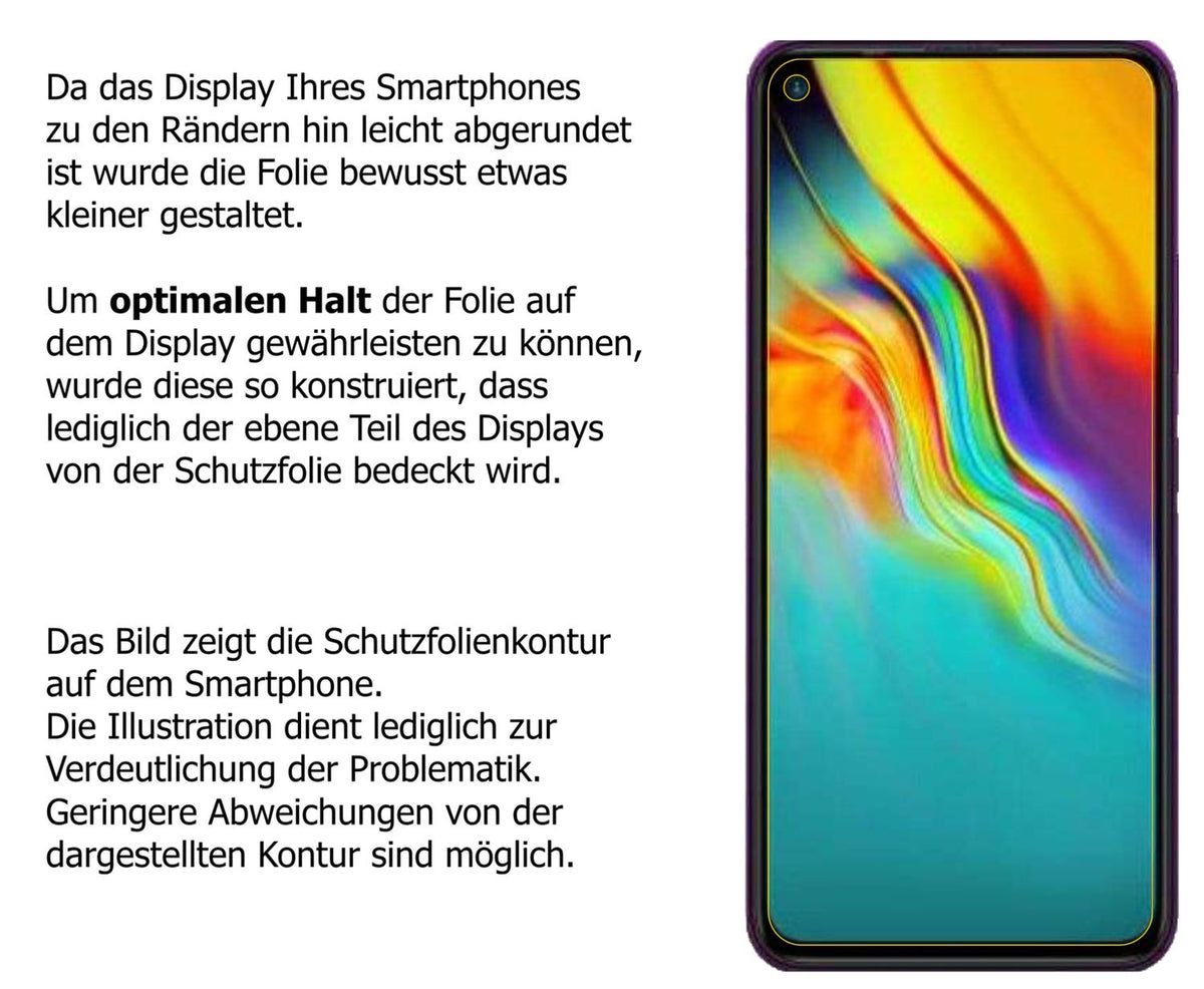 1x 9H Schutzfolie für Infinix Hot 9 Pro Panzerfolie