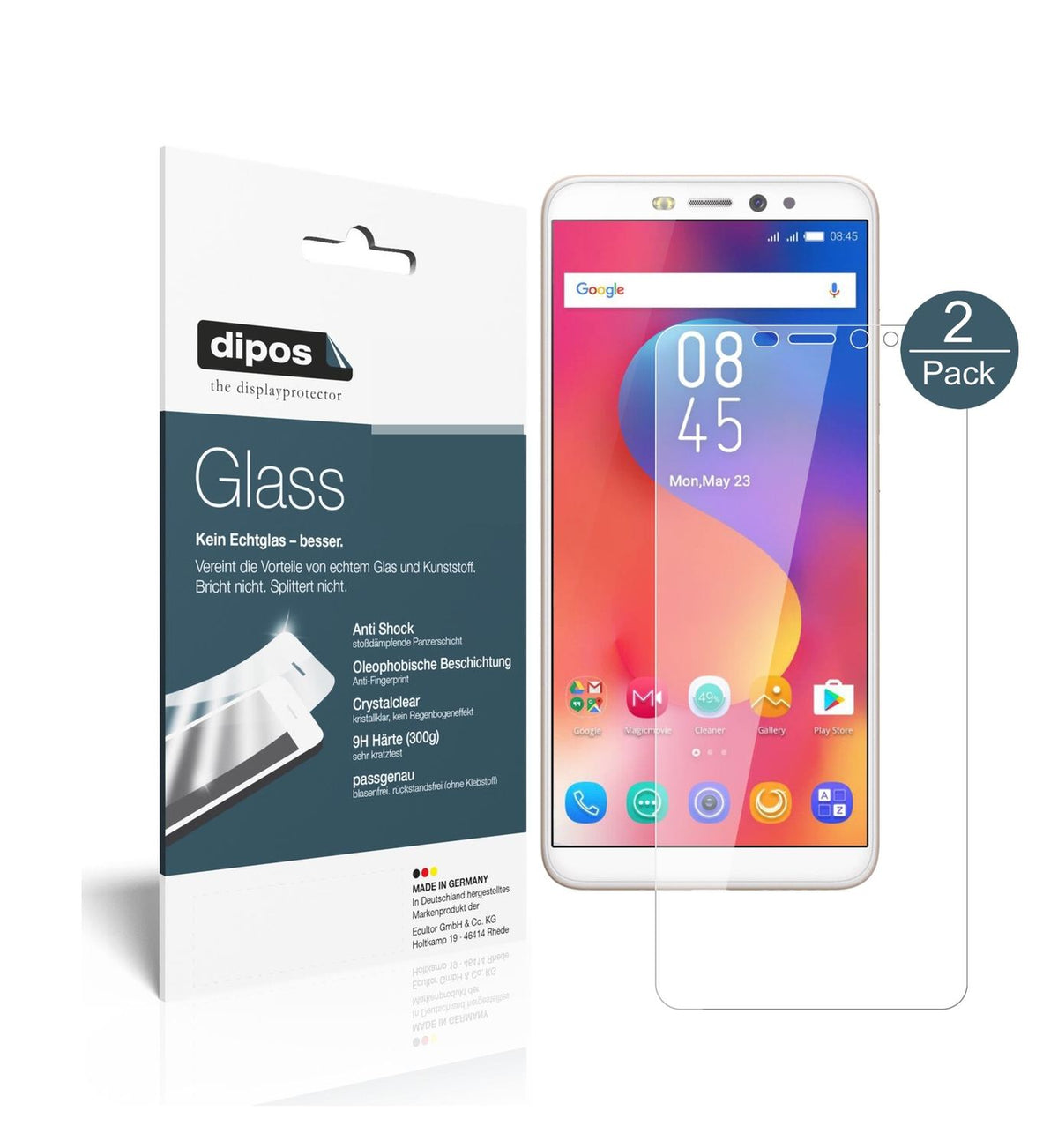 Perfekte Passform und ultimative Qualität: Unser 9H Panzerglas bietet Schutz für Infinix-Hot S3