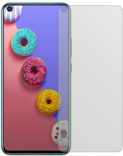 InfinixS5 mit aufgebrachter dipos Displayschutzfolie, die lästige Fingerabdrücke minimiert