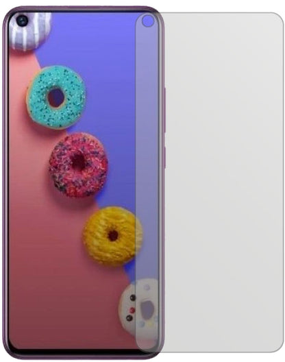 InfinixS5 Lite mit aufgebrachter dipos Displayschutzfolie, die lästige Fingerabdrücke minimiert