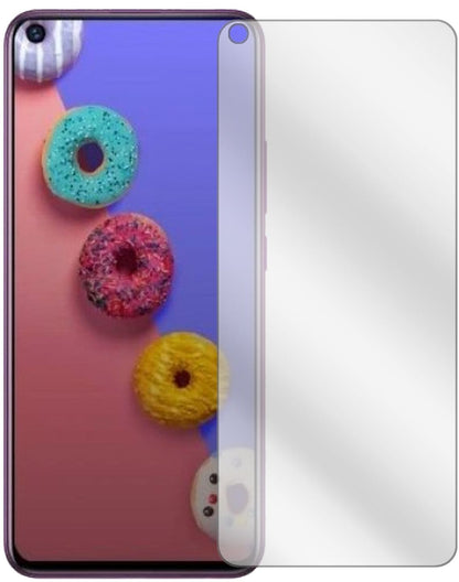 InfinixS5 Lite mit aufgebrachter dipos Displayschutzfolie, glasklare Darstellung ohne Einschränkungen