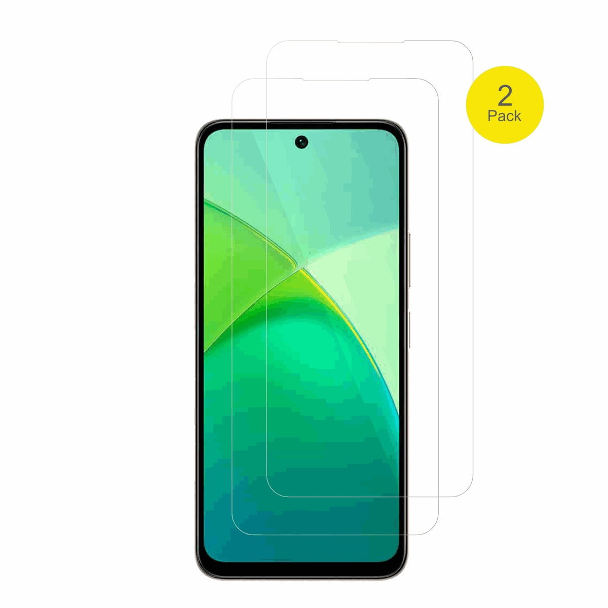 2x 3D Full Cover Schutzfolie für Infinix Smart 10