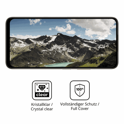2x 3D Full Cover Schutzfolie für Infinix Smart 10