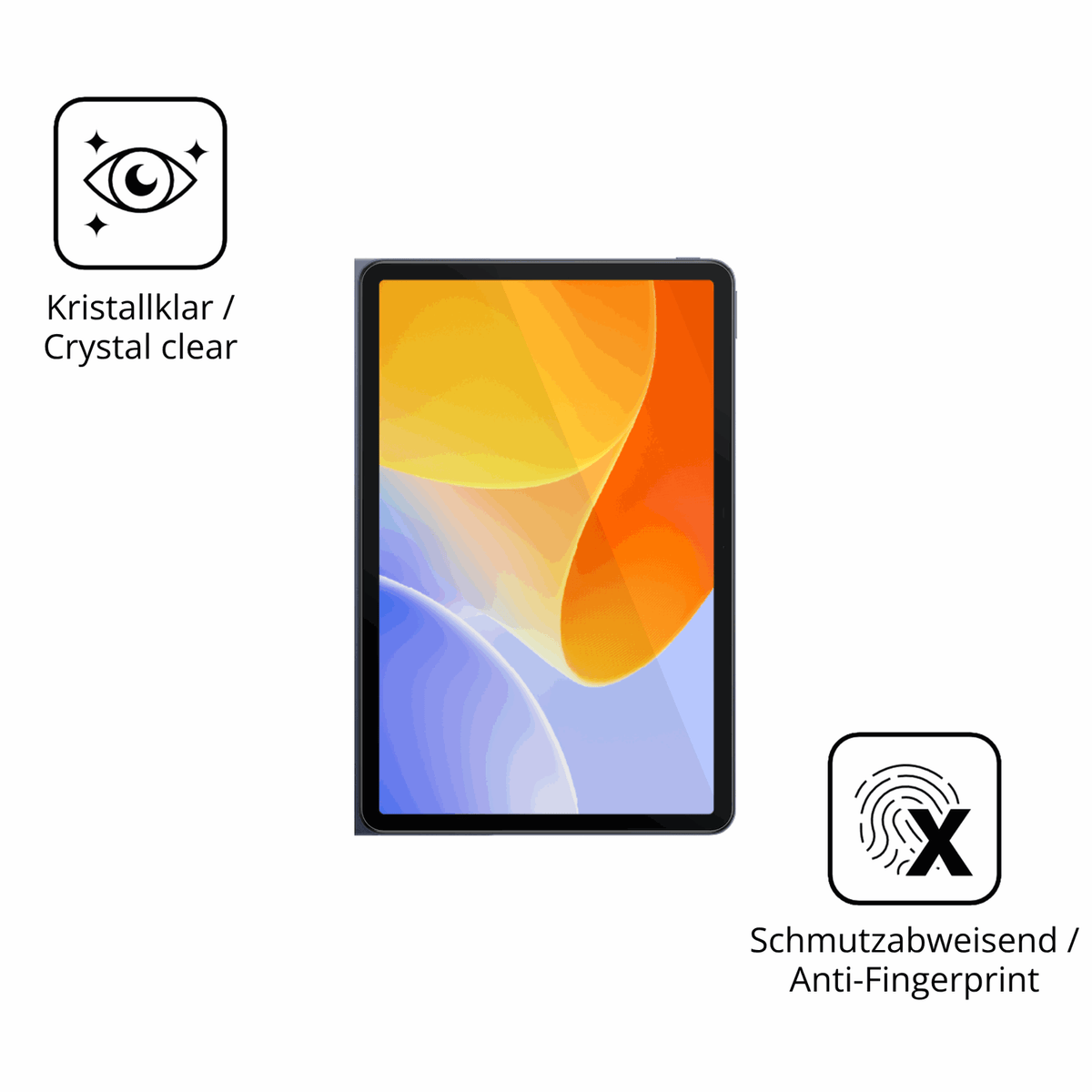 2x 9H Schutzfolie für Infinix XPad 30E Panzerfolie