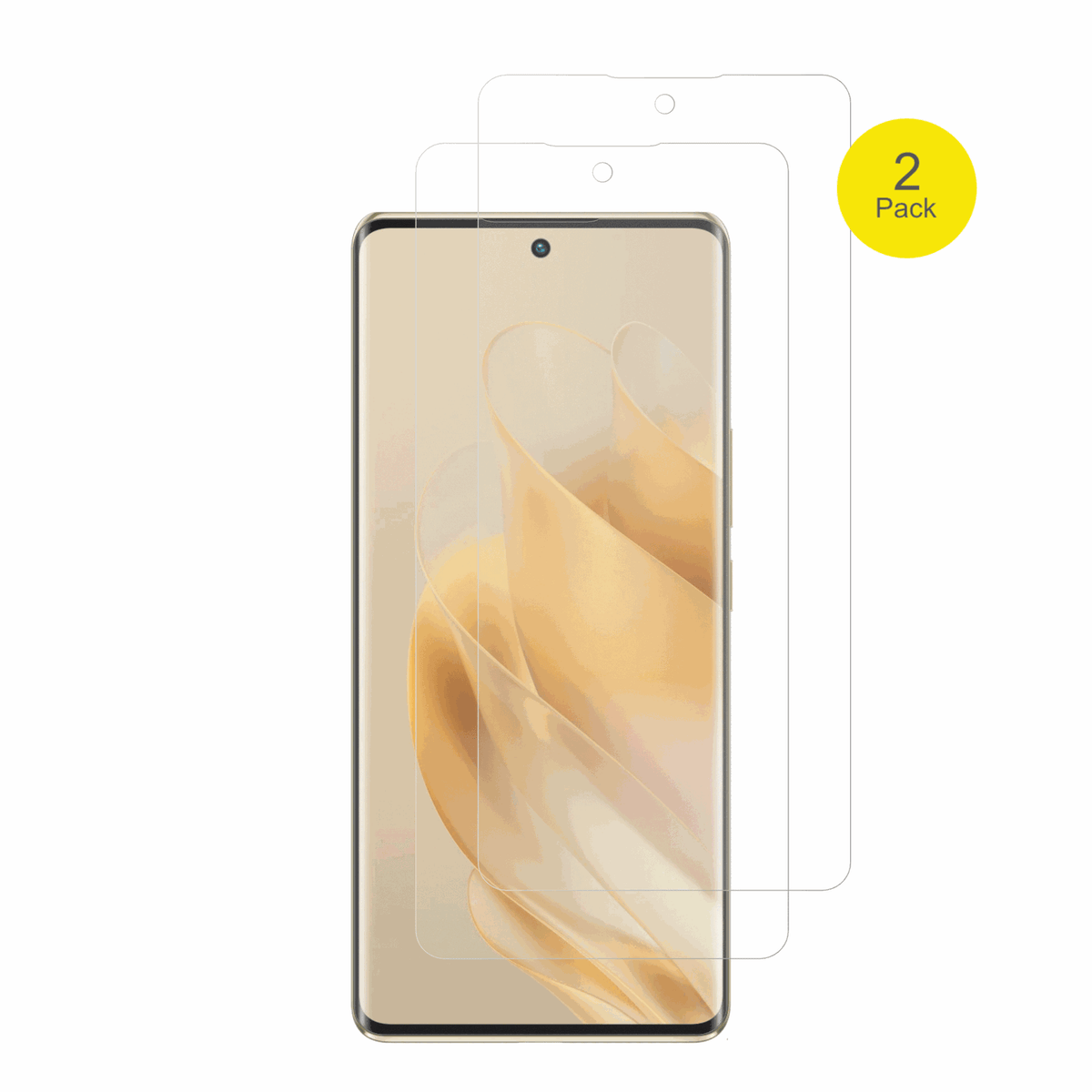 InfinixZero 30 5G mit aufgebrachter dipos Flex Schutzfolie, glasklare Darstellung ohne Einschränkungen