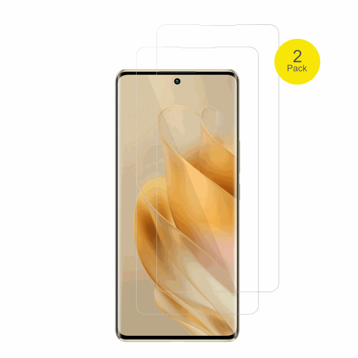 InfinixZero 30 5G mit aufgebrachter dipos Displayschutzfolie, glasklare Darstellung ohne Einschränkungen