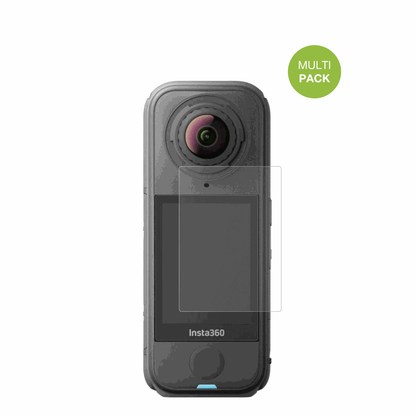 insta360x4 air mit aufgebrachter dipos Displayschutzfolie, die lästige Fingerabdrücke minimiert