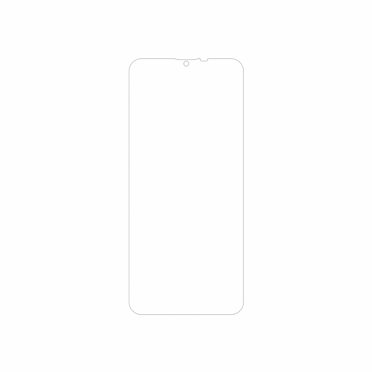 dipos Displayschutz für Invens Note TK01, mattierte Oberfläche, geringe Dicke und perfekte Passform