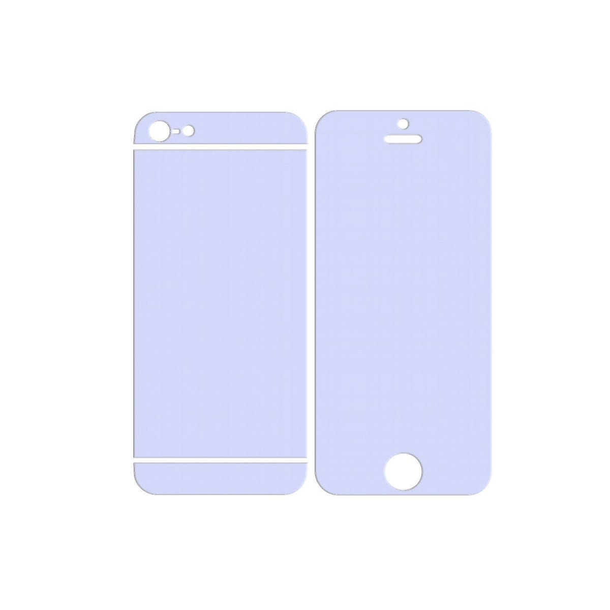 dipos Displayschutz für iPhone 5 Apple, transparente Oberfläche, geringe Dicke und perfekte Passform