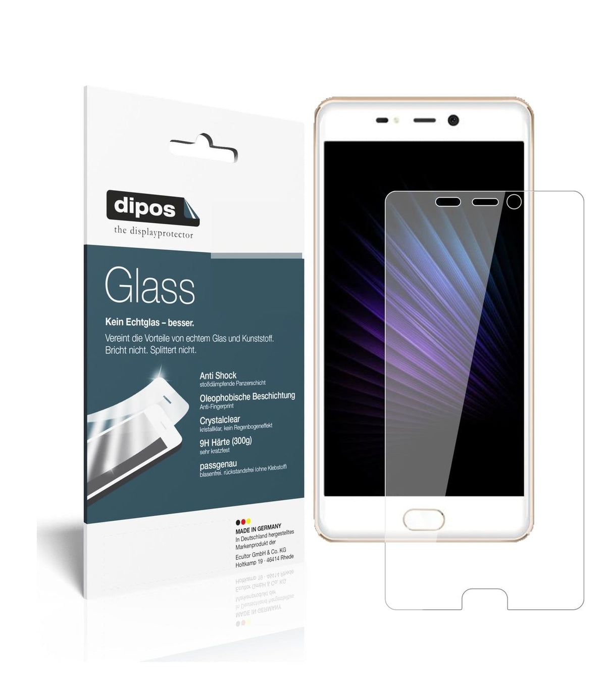 1x 9H Schutzfolie für Leagoo T5 Panzerfolie