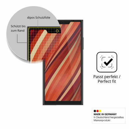 Besonders flexibler Displayschutz mit Anti-Shock-Schicht im Materialmix