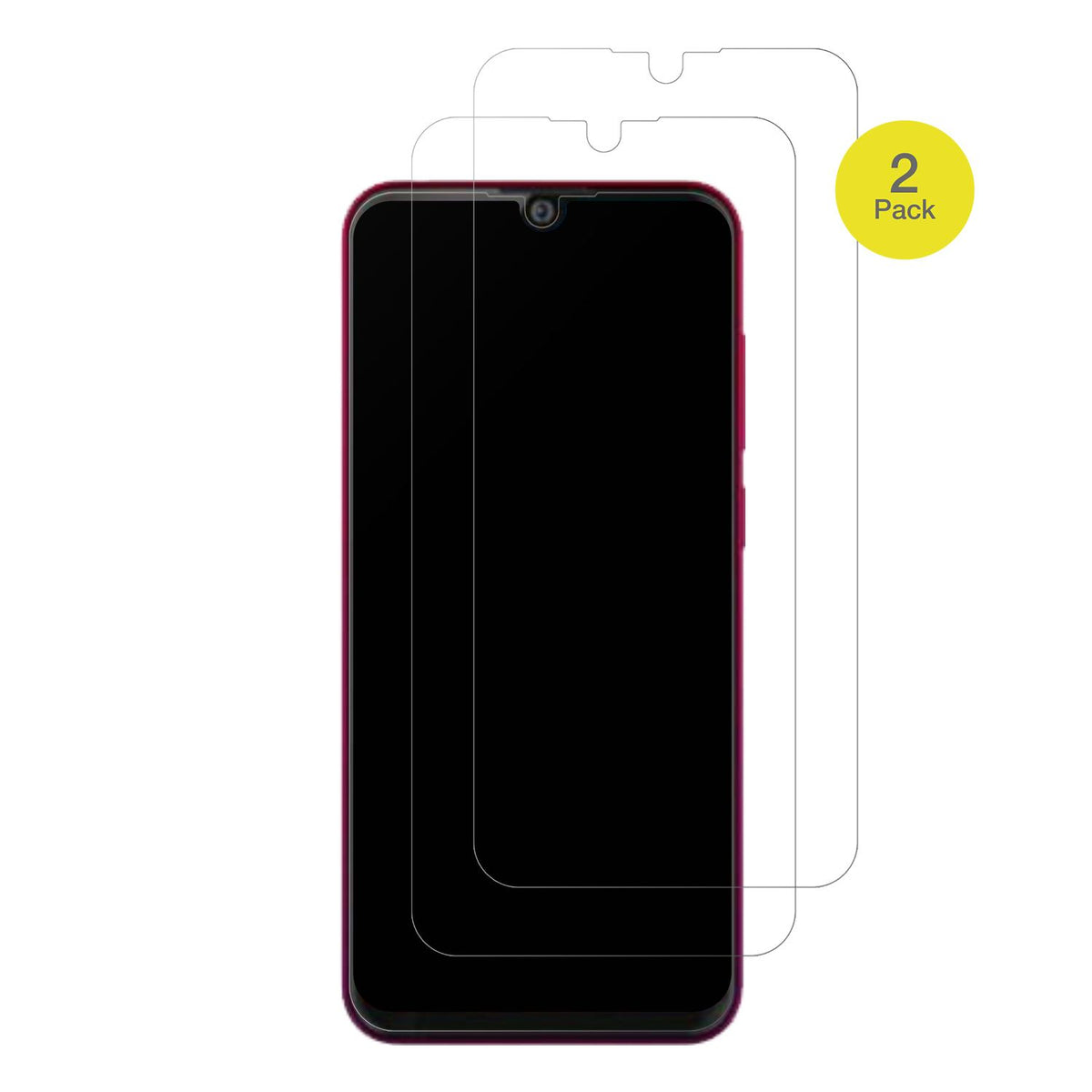 2x Full Cover Schutzfolie matt für Walton Primo H9 (2)