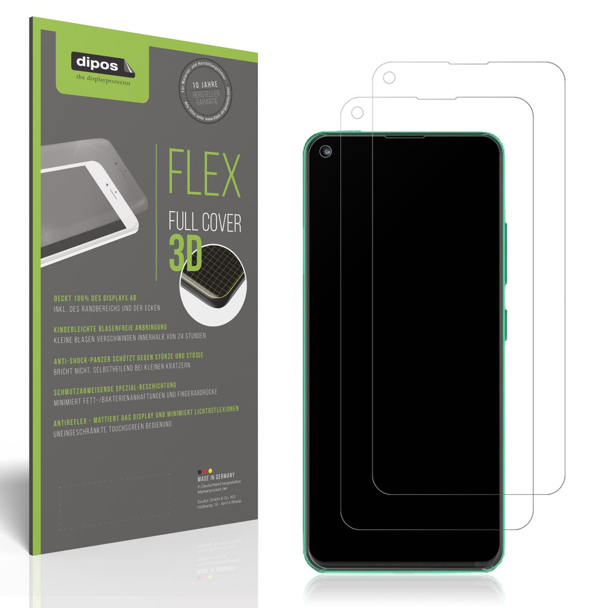 2x Full Cover Schutzfolie matt für Walton Primo RX (1)