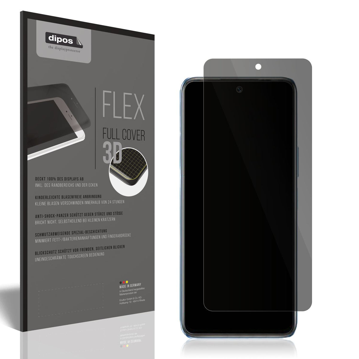 Full Cover Privacy Blickschutzfolie für Infinix Ho (1)