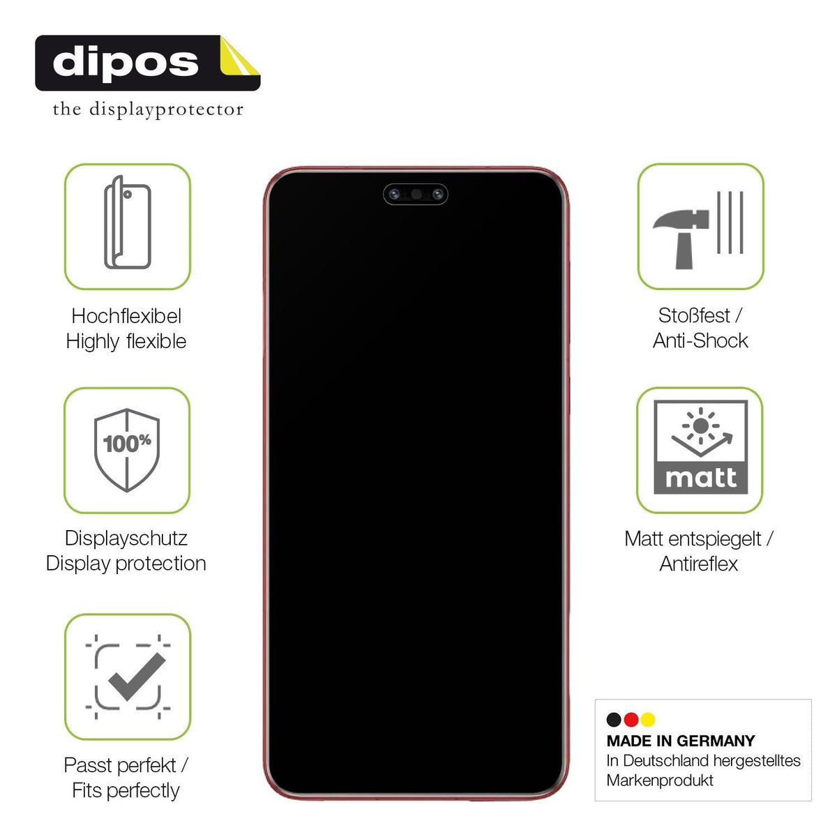 2x Full Cover Schutzfolie matt für Huawei Mate 60  (7)