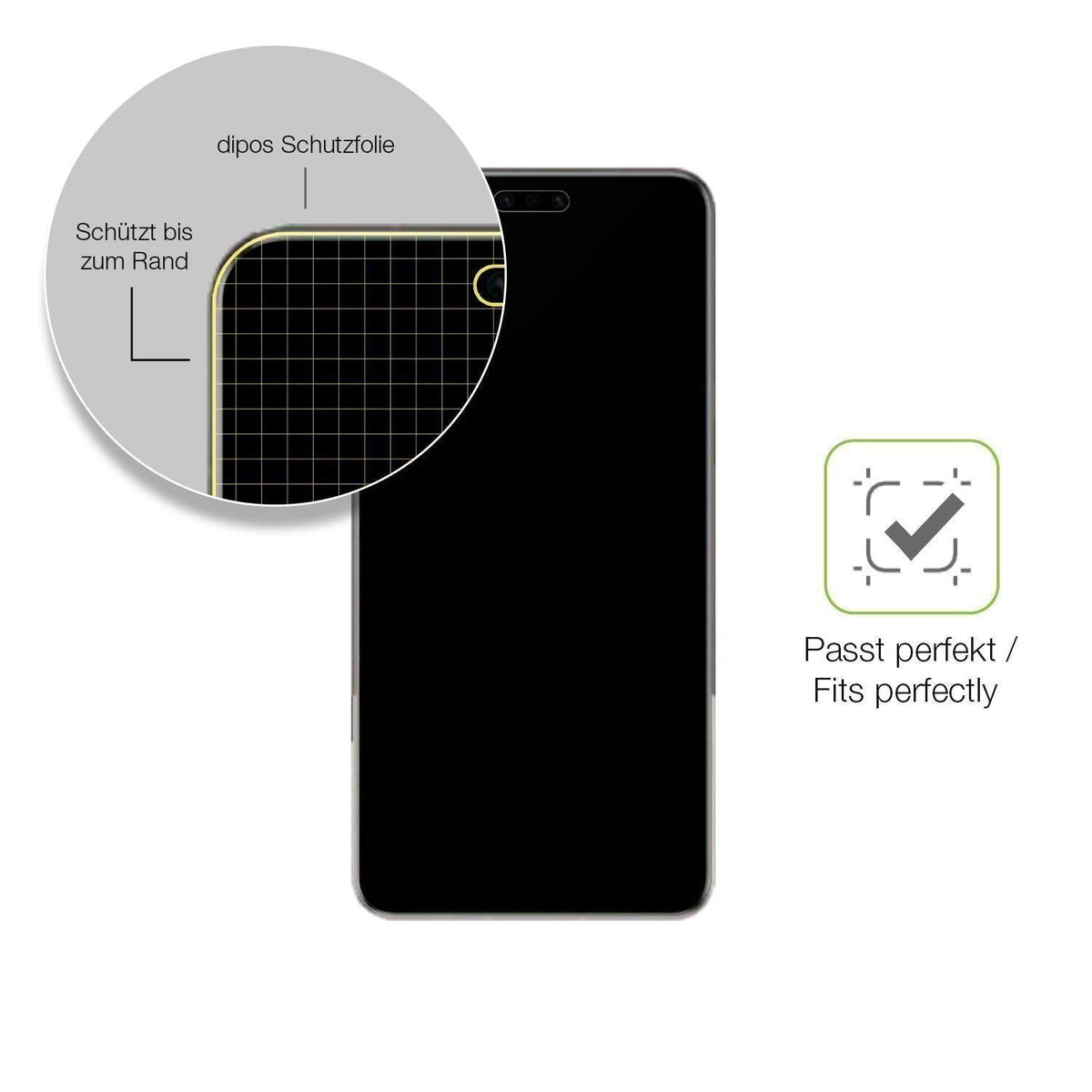 2x Full Cover Schutzfolie matt für Huawei Mate 60  (6)