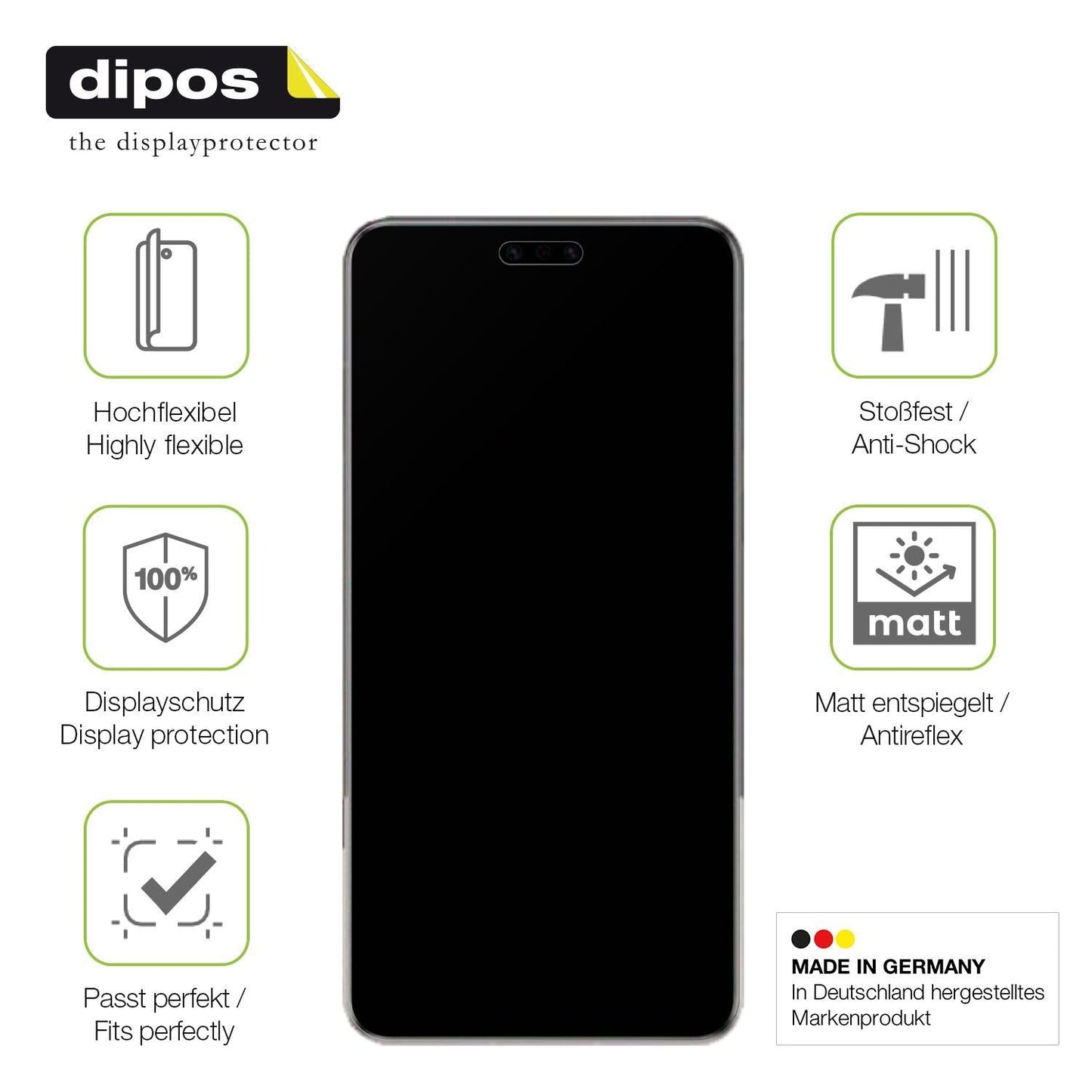 2x Full Cover Schutzfolie matt für Huawei Mate 60  (7)