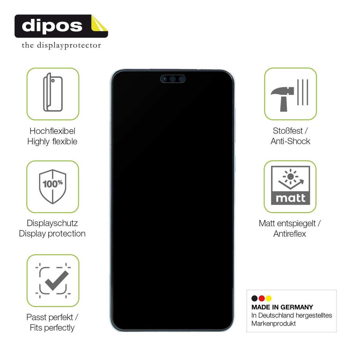 2x Full Cover Schutzfolie matt für Huawei Mate 60  (7)