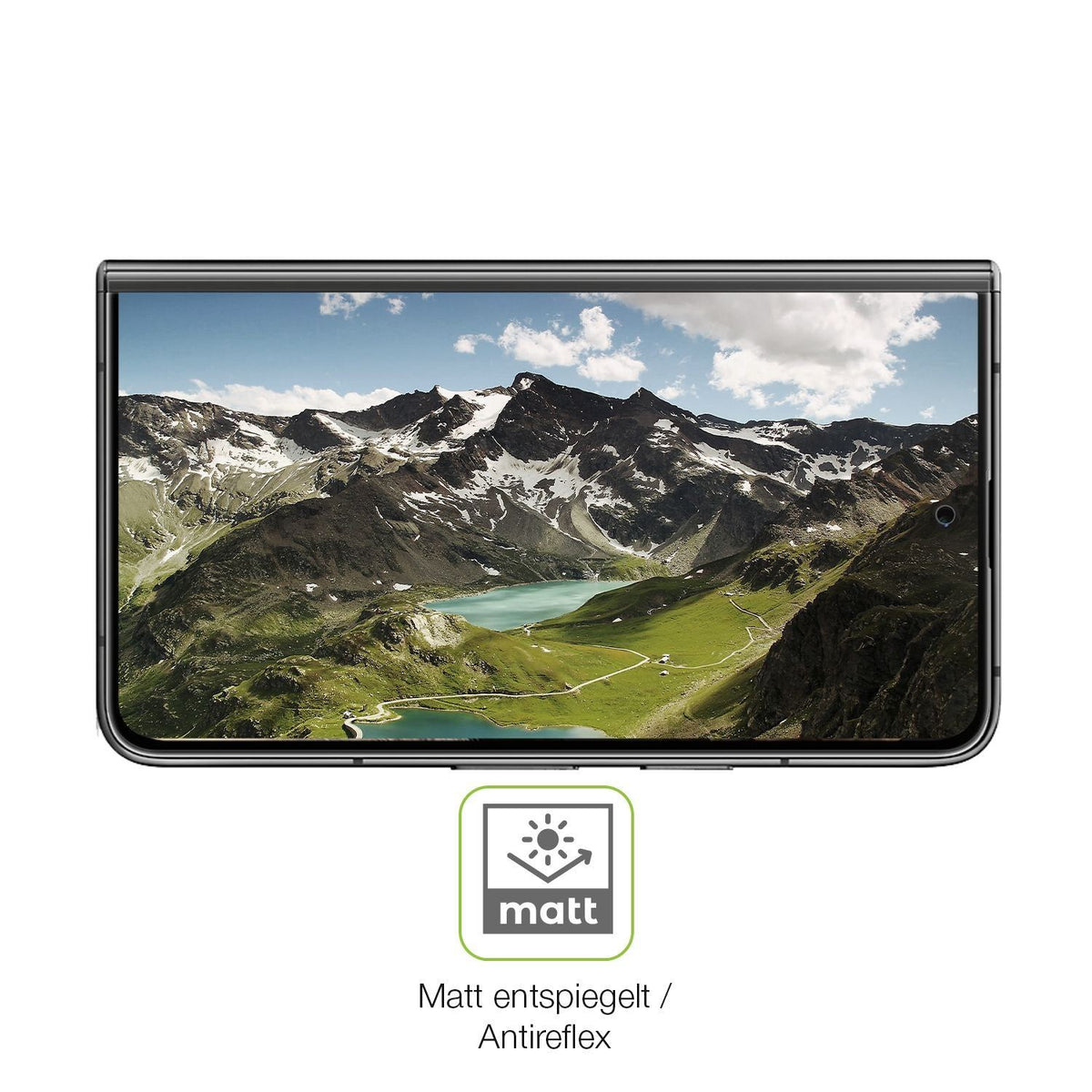 2x Full Cover Schutzfolie matt für Google Pixel Fo (5)