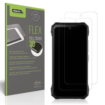 2x Full Cover Schutzfolie matt für Doogee S89 Pro (1)