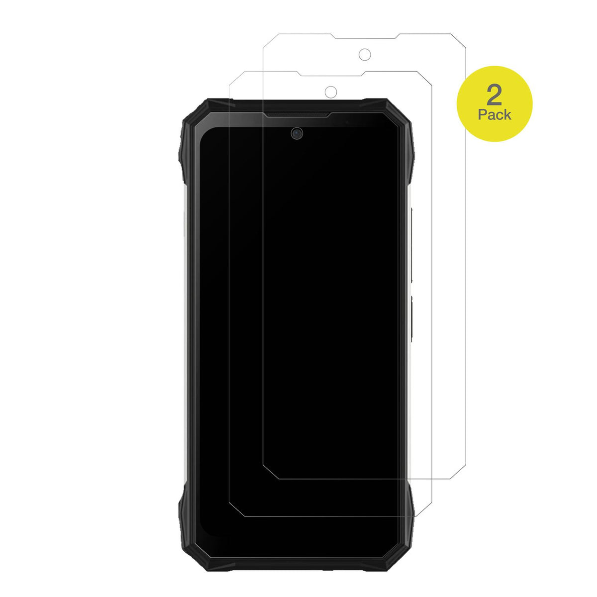 2x Full Cover Schutzfolie matt für Doogee S89 Pro (2)