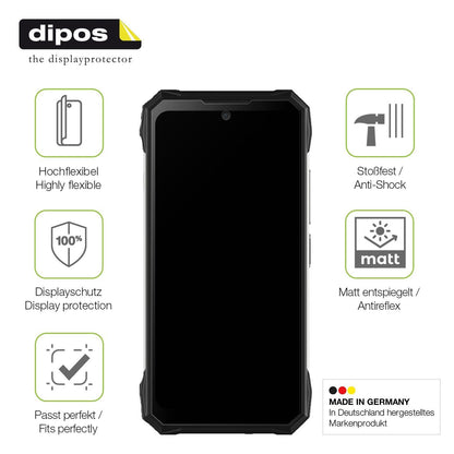 2x Full Cover Schutzfolie matt für Doogee S89 Pro (7)