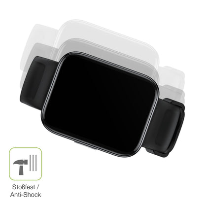2x Full Cover Schutzfolie matt für Realme Watch 3 (4)