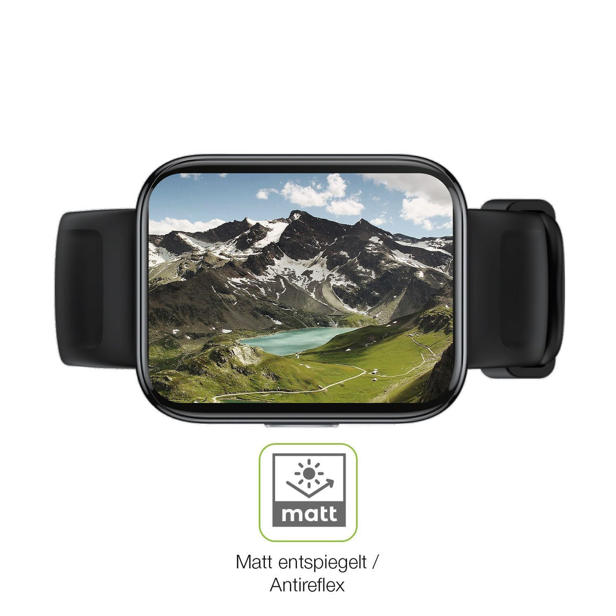 2x Full Cover Schutzfolie matt für Realme Watch 3 (5)