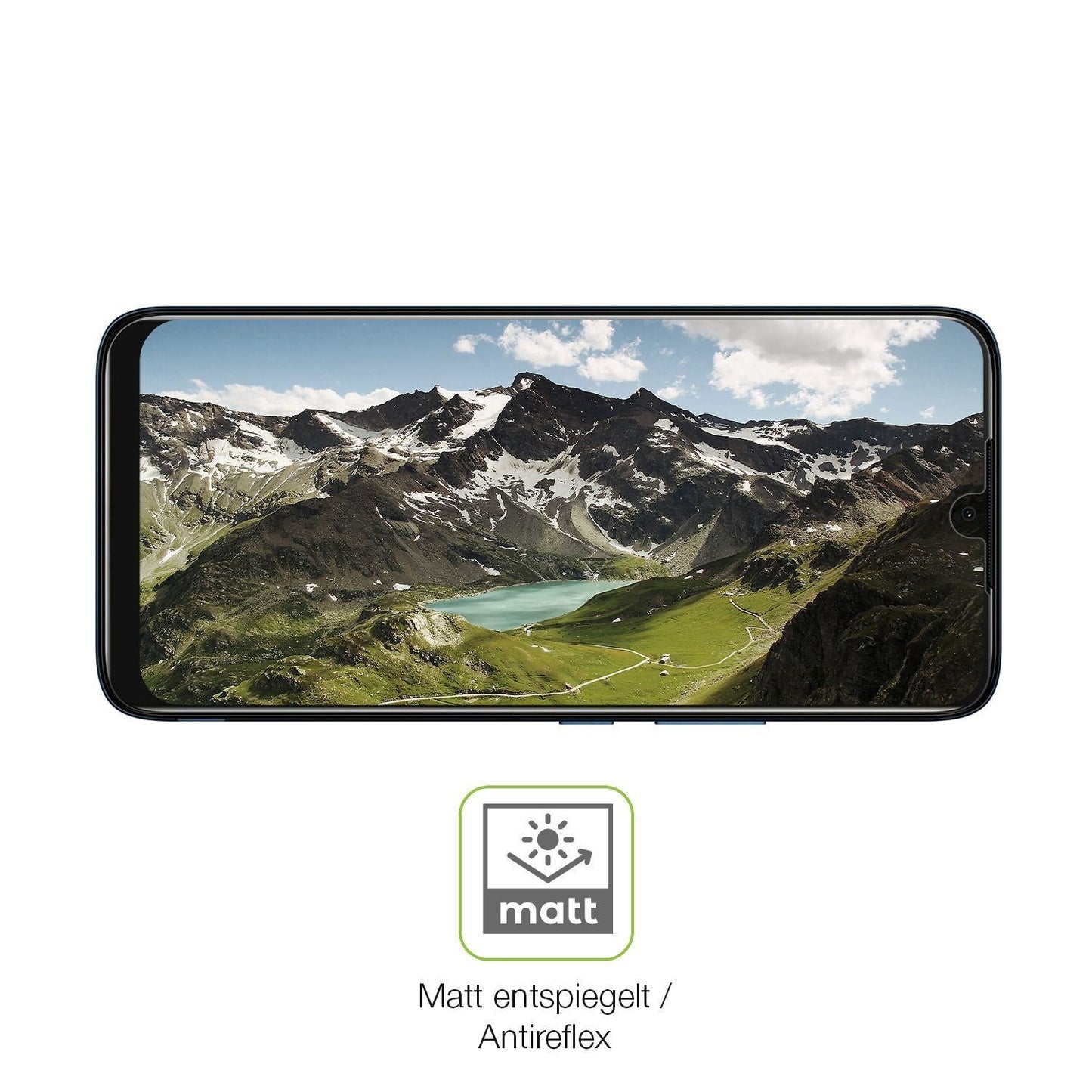 2x Full Cover Schutzfolie matt für Nokia C12 (5)