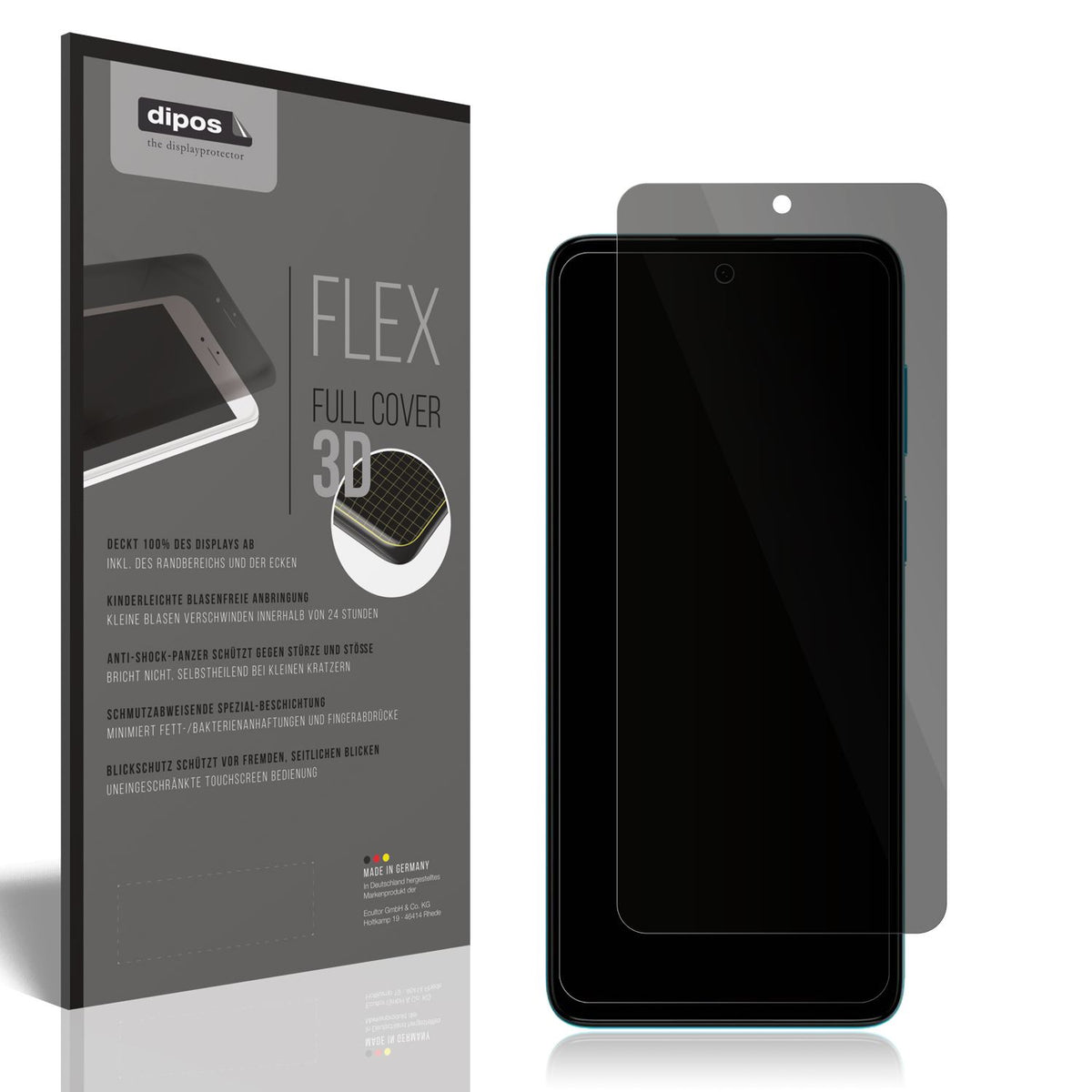 Full Cover Privacy Blickschutzfolie für Motorola M (1)