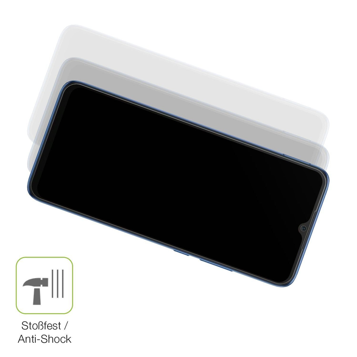 2x Full Cover Schutzfolie matt für Xiaomi Redmi 10 (4)