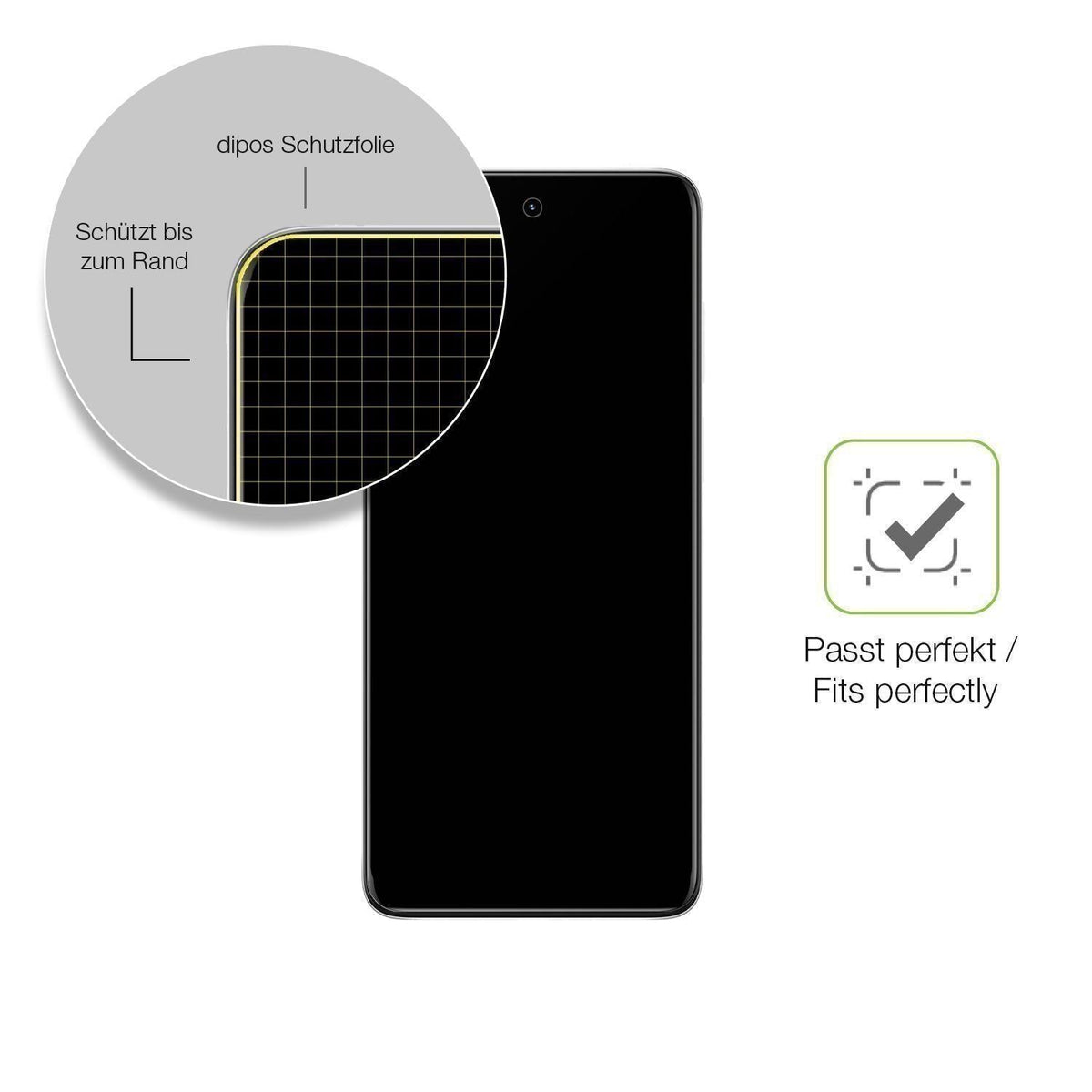2x Full Cover Schutzfolie matt für Motorola Moto E (6)