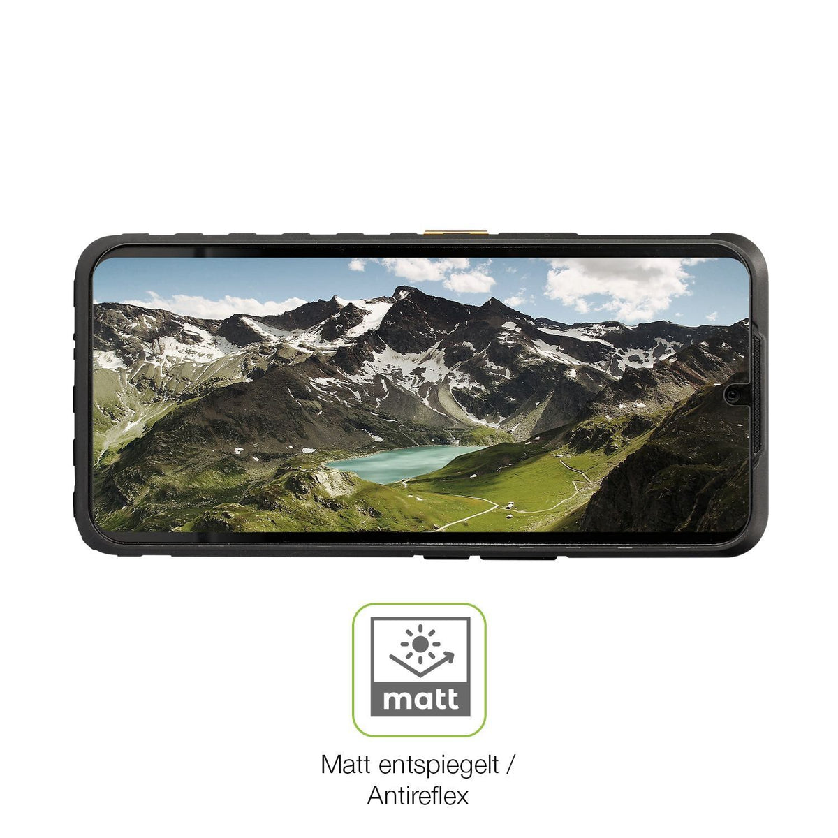 2x Full Cover Schutzfolie matt für CAT S53 (5)