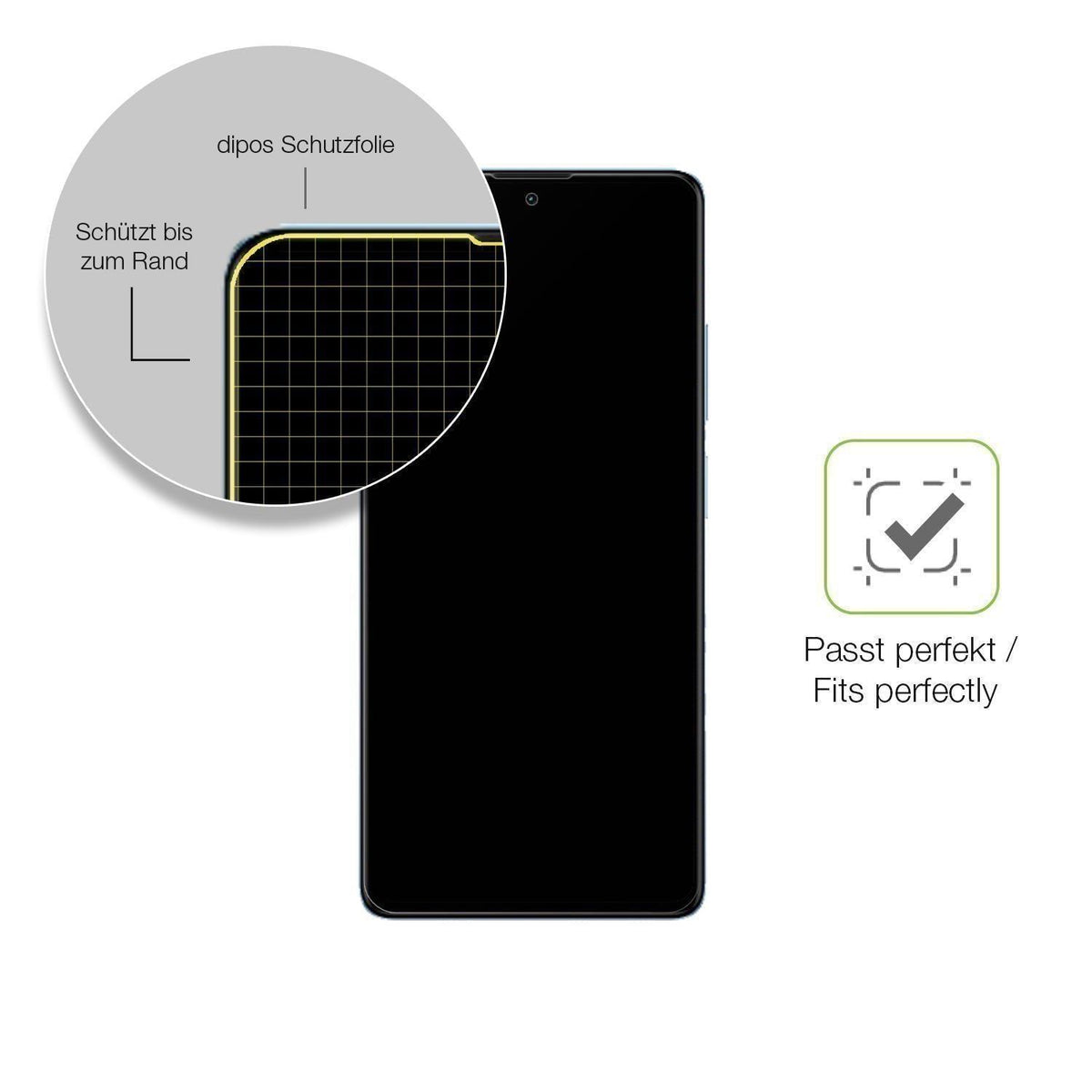 2x Full Cover Schutzfolie matt für Xiaomi Redmi No (6)