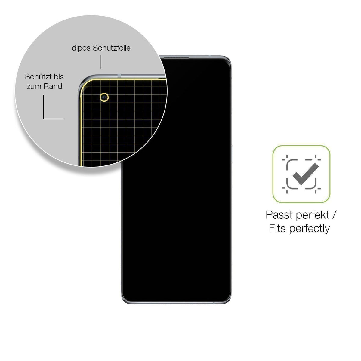 2x Full Cover Schutzfolie matt für Oppo Find X5 Pr (6)