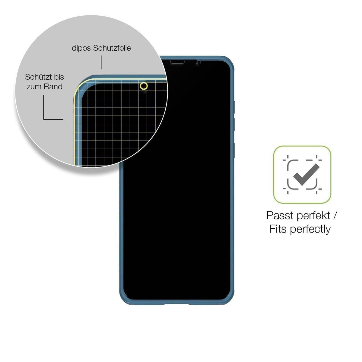 2x Full Cover Schutzfolie matt für Huawei Mate 50  (6)