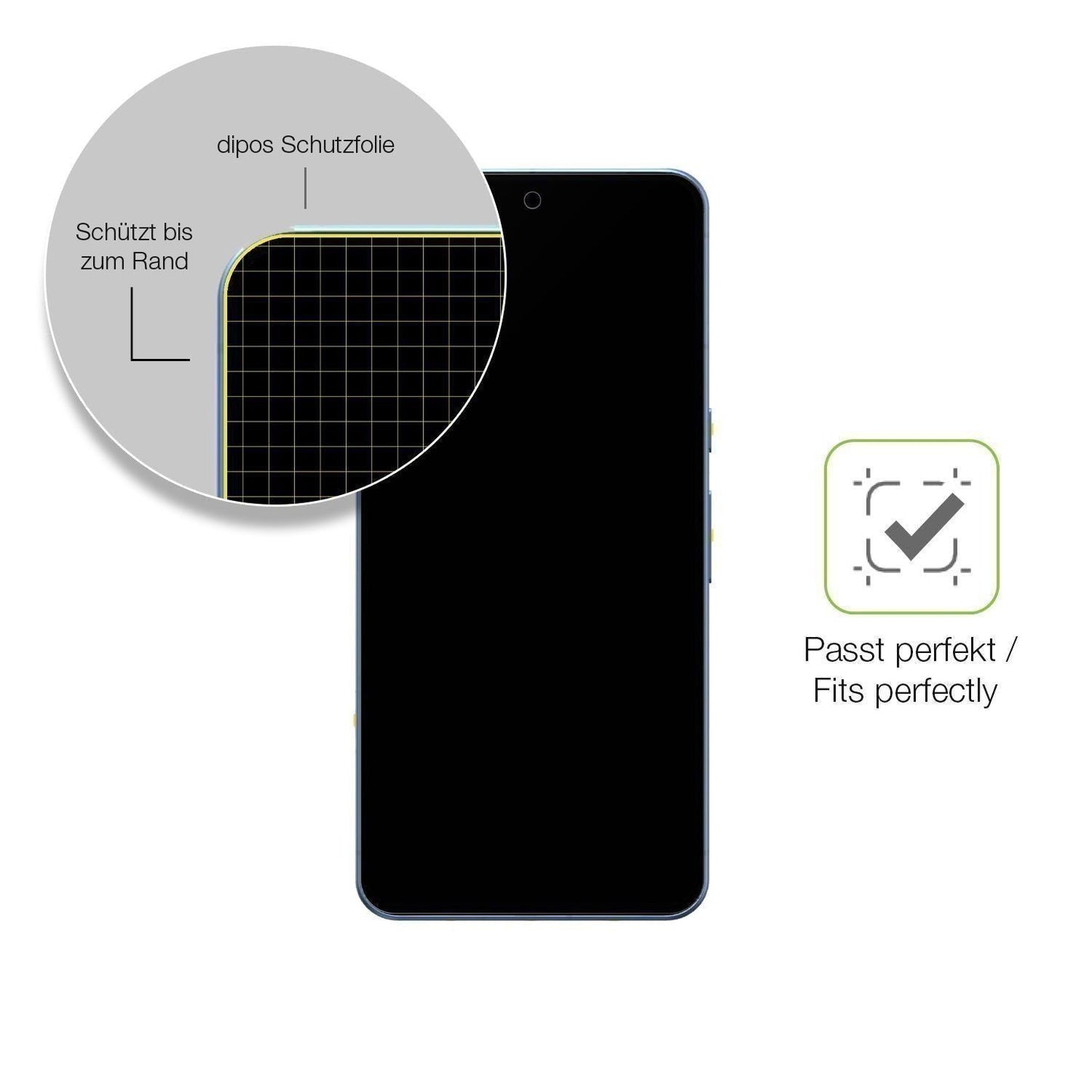 2x Full Cover Schutzfolie matt für Google Pixel 8 (6)