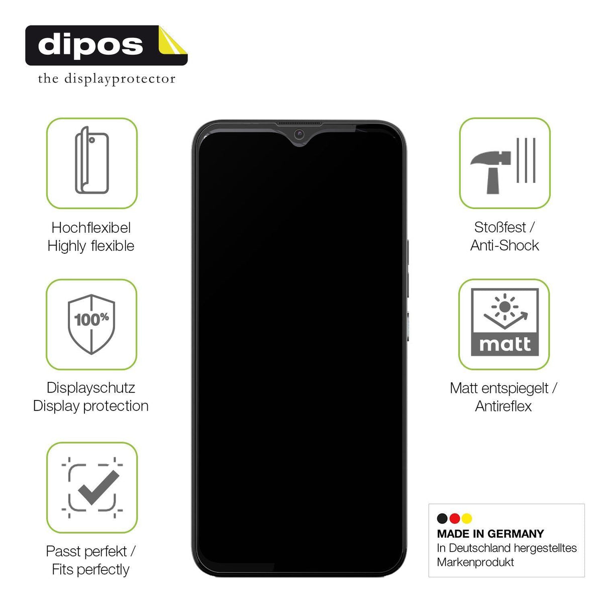 2x Full Cover Schutzfolie matt für Gigaset GS5 Lit (7)