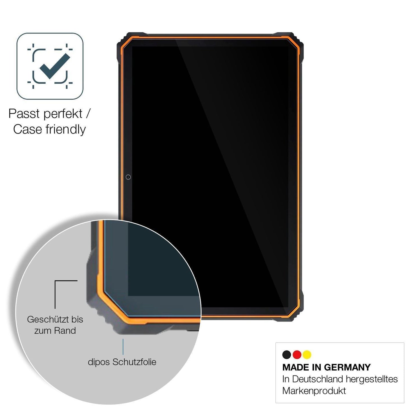 2x 9H Schutzfolie für Blackview Active 8 Pro Panze (6)