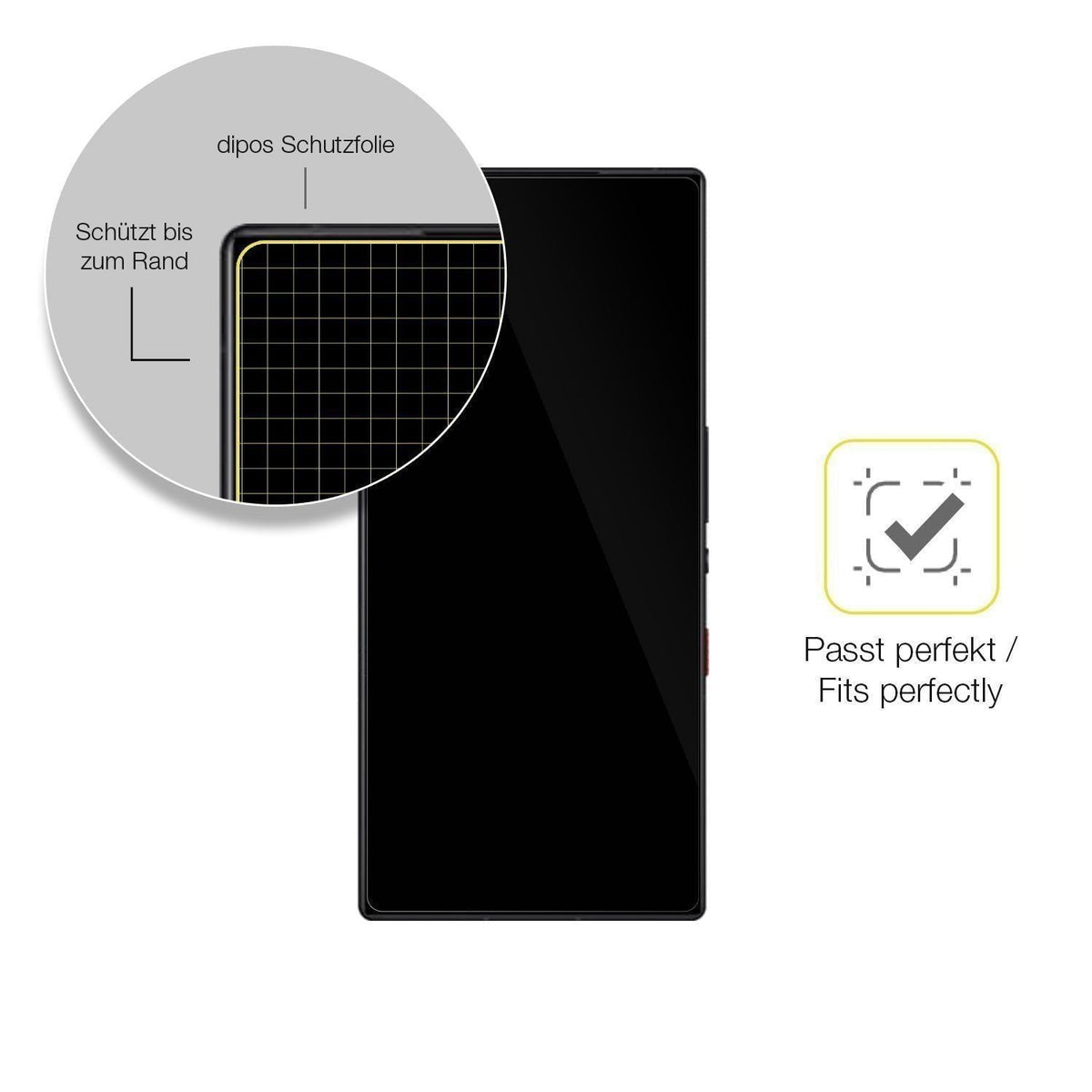 2x 3D Full Cover Schutzfolie für Nubia Redmagic 9  (6)