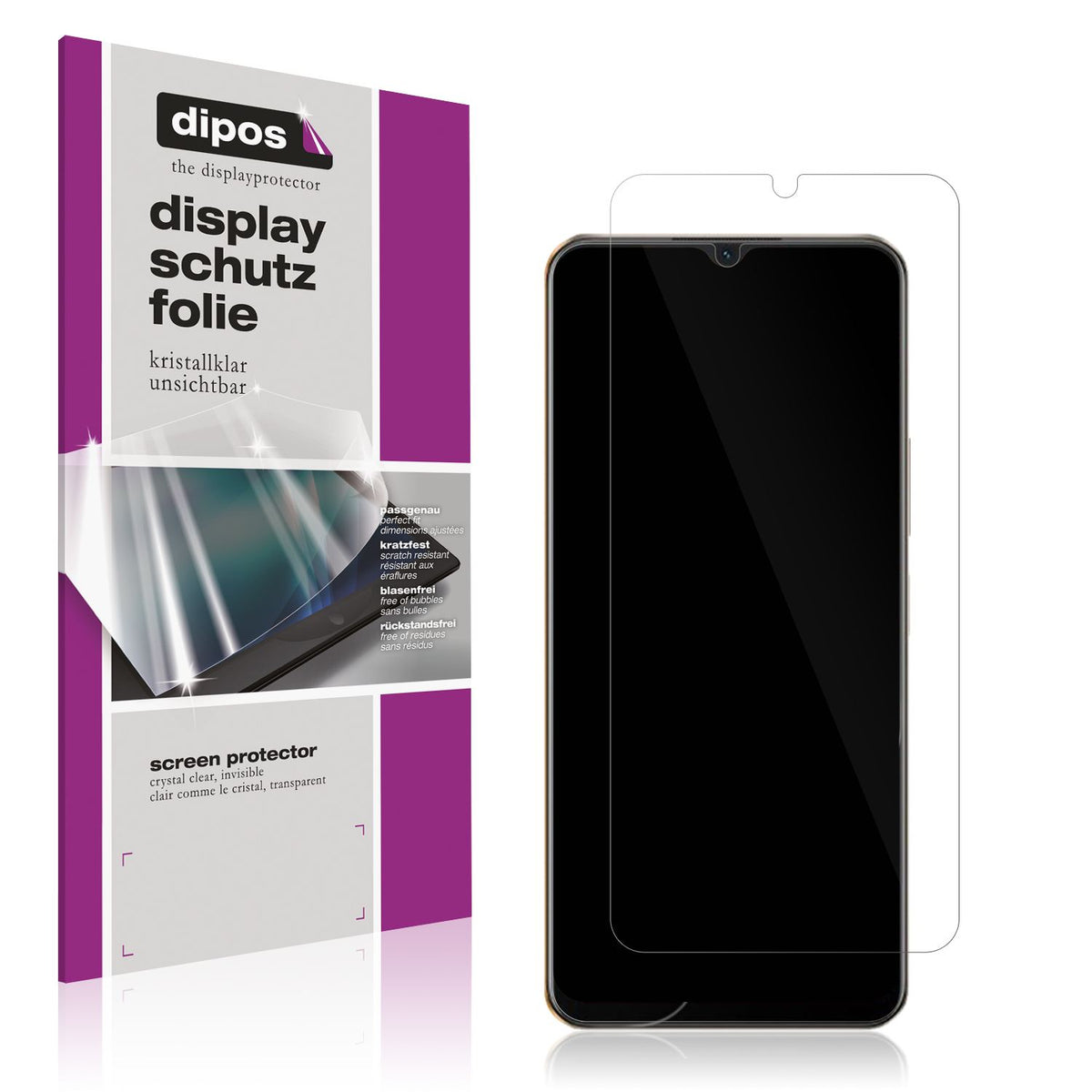 4x Schutzfolie klar für Vivo Y73t Display-Schutzfo (1)