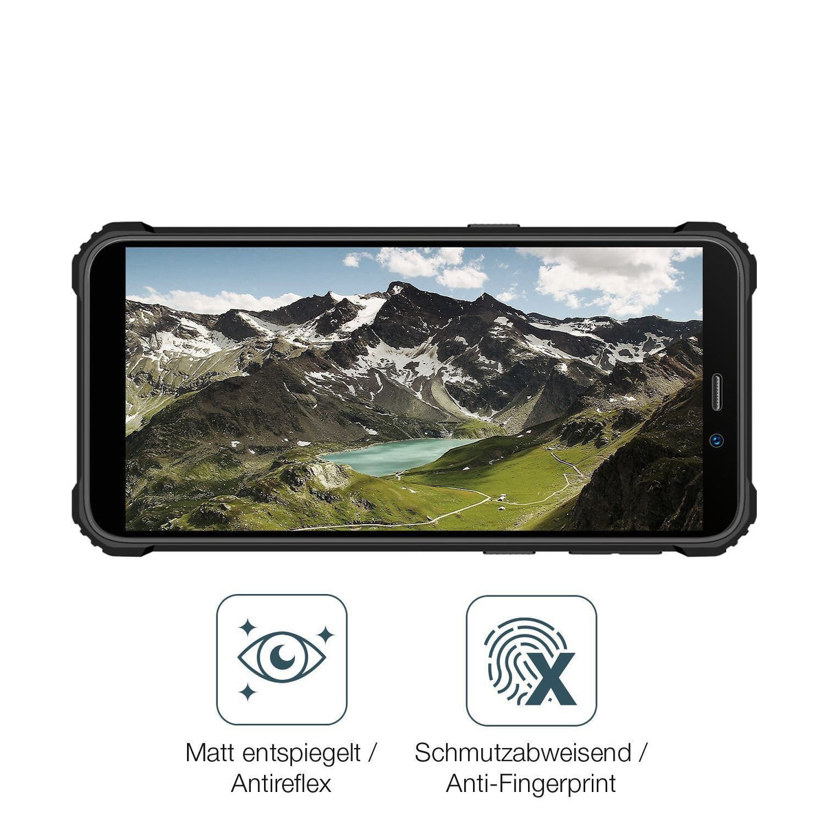 2x 9H Schutzfolie matt für Oukitel WP32 Panzerfoli (5)