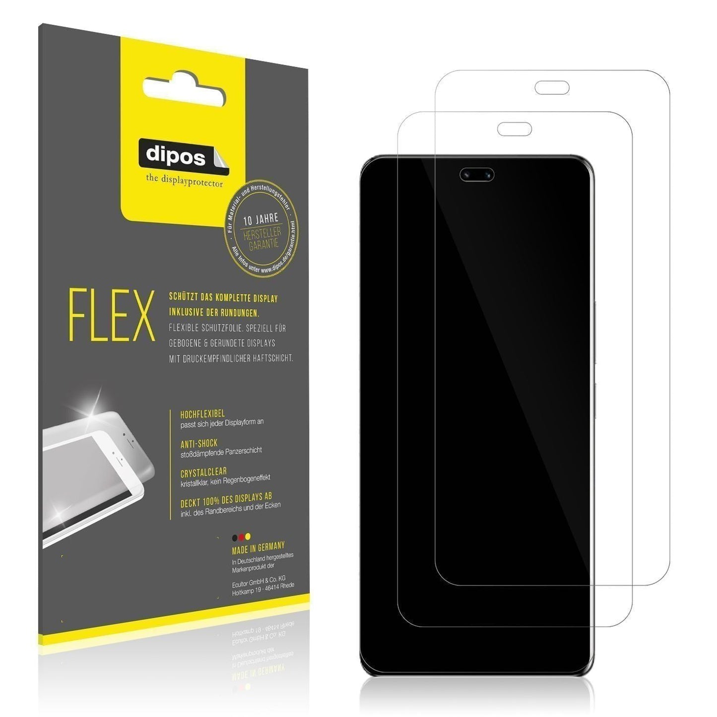 2x 3D Full Cover Schutzfolie für Honor 100 Pro (1)